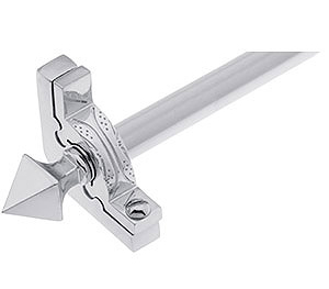 Sovereign Pyramid Deco Stair Rod - Chrome